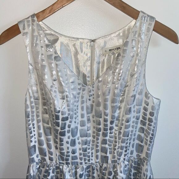Mac + Jac silver and white print dress - Picture 4 of 13